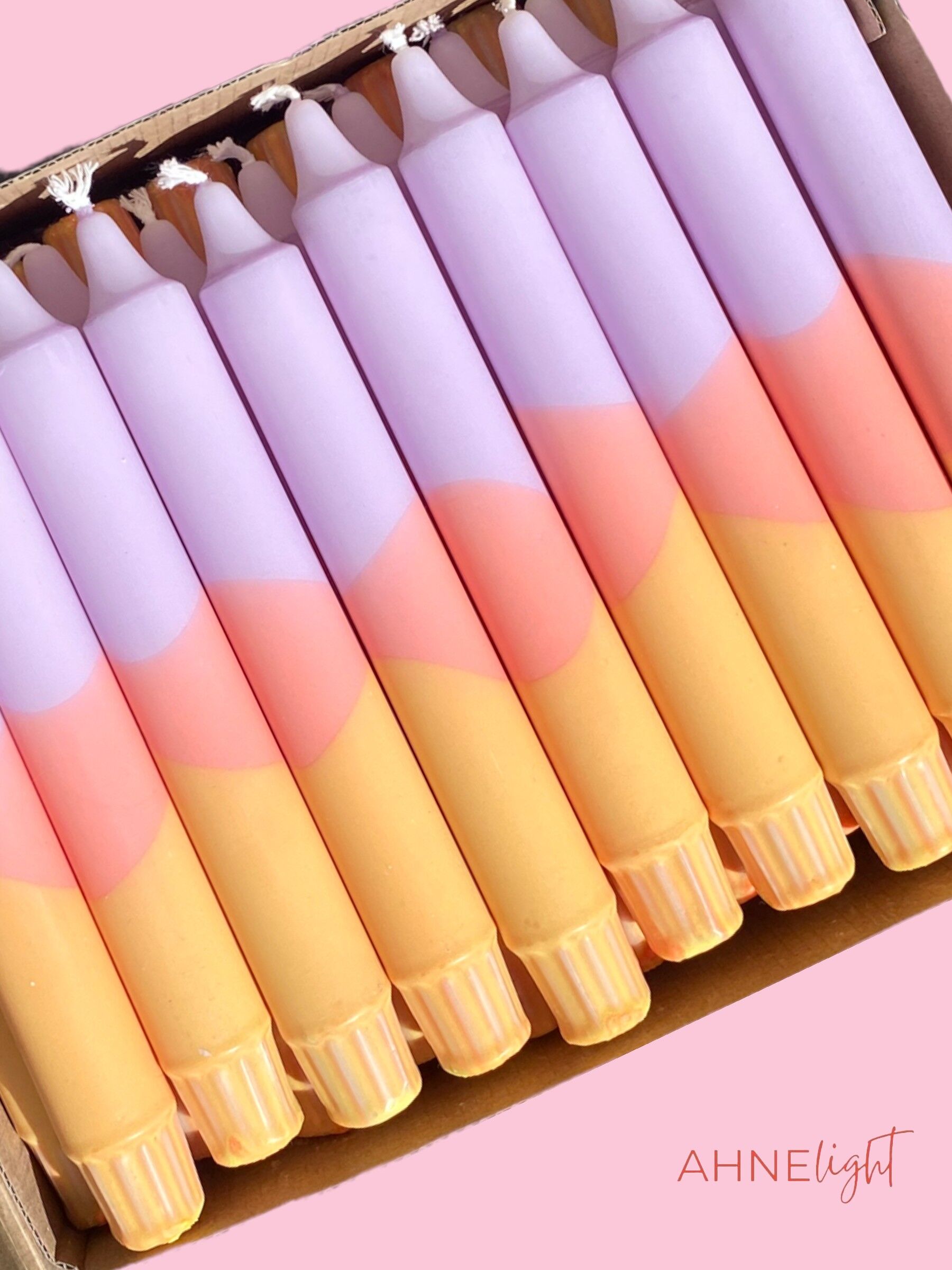 Candela colorata a mano n. LIMITATO