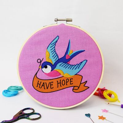 Have Hope' Large Embroidery Craft Kit