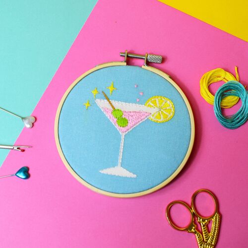 Crafty Cocktail Embroidery Kit