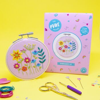 Kit de broderie de fleurs des prés 3