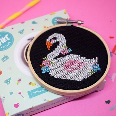 Swan' Mini Cross Stitch Kit