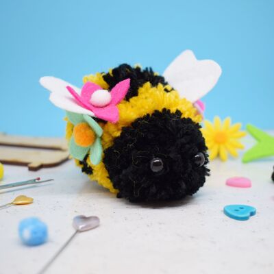 Kit de manualidades con pompones de abeja de Bjorn