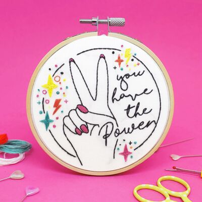 You have the Power' Mini Embroidery Kit