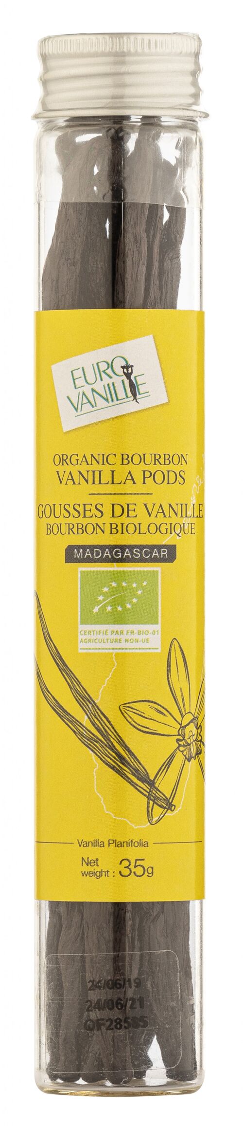 Vanille en gousse - Bourbon Madagascar BIO