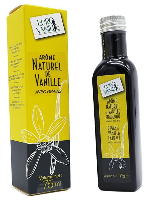 Arôme vanille - Bourbon Madagascar avec grains BIO L80