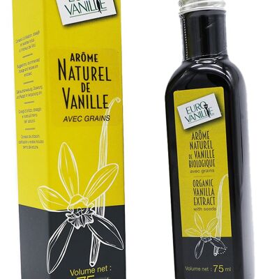 Vanilla flavoring - Bourbon Madagascar with BIO L80 grains