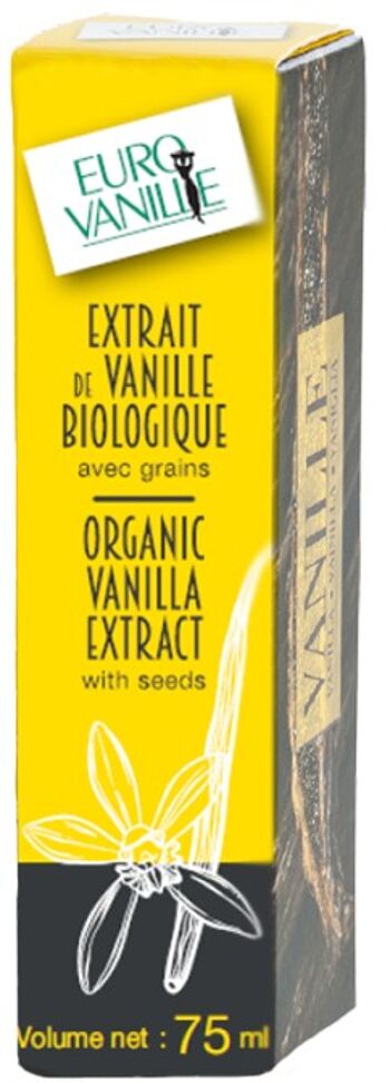 Extrait de vanille - Bourbon Madagascar BIO avec grains L200 1