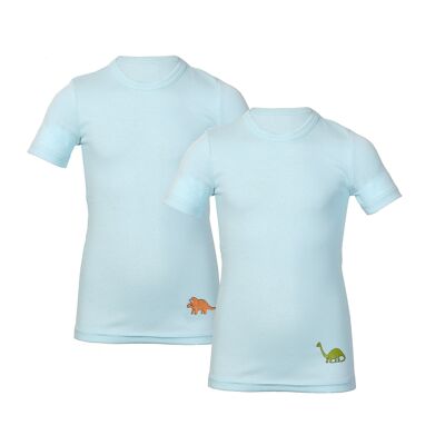 Undershirts, 2er Pack, Dinosaurier