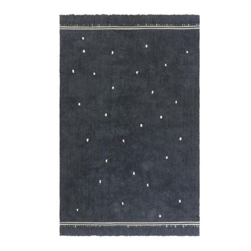Rug Emily dots Antracite - Grey