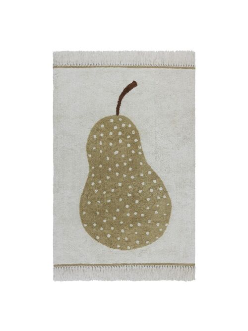 Rug Pear - green - rectangular