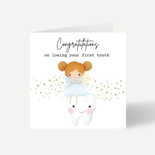 Congratulations On Losing Your First Tooth Card - Style 2