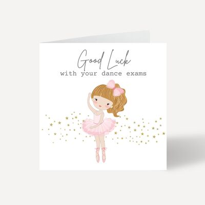 Good Luck With Your Dance Exams Card - Style 1