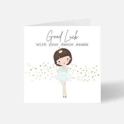 Good Luck With Your Dance Exams Card - Style 7