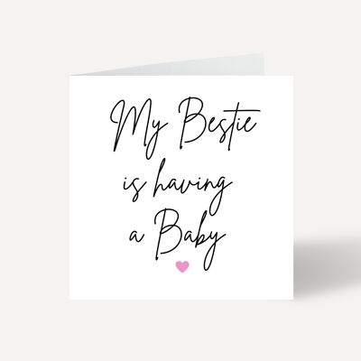 Ma meilleure amie a une carte de bébé