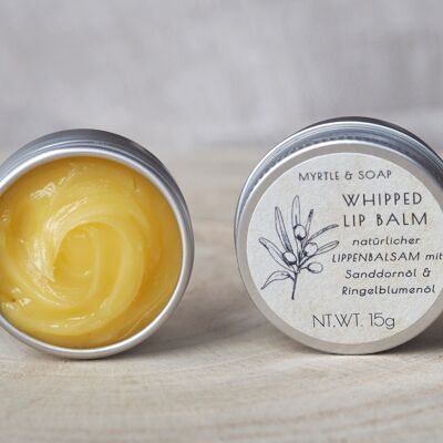 Whipped LIP BALM with sea buckthorn oil & calendula oil