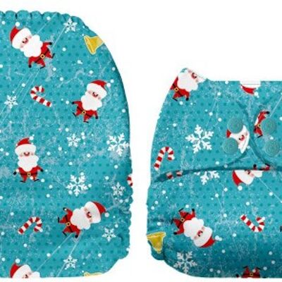 Mama Koala One Size Pocket Diaper - Christmas