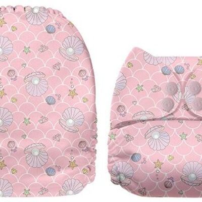 Mama Koala One Size Taschenwindel - Under the Sea Pink