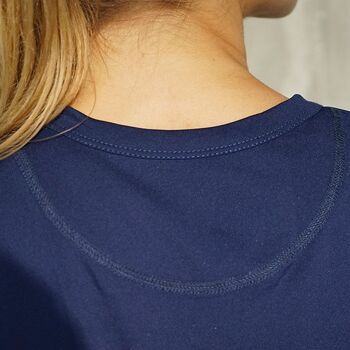 T-shirt Running Femme - L'Endurant Bleu 4