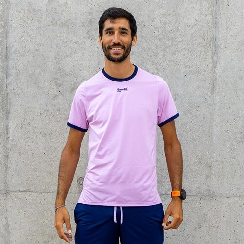 T-shirt Running Homme - L'Endurant Rose