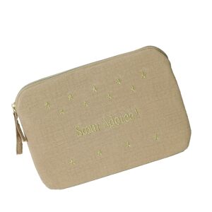 Pochette en Gaze de coton Soeur Adorée ! Beige