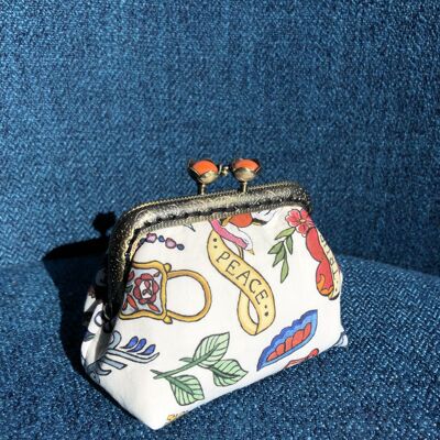 Small LOVE purse in Liberty cotton