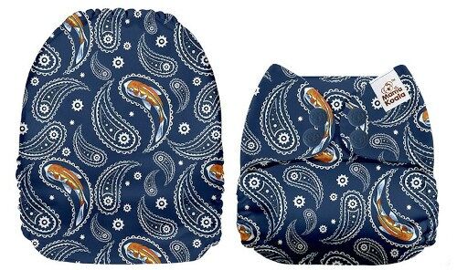 Pañal Unitalla de bolsillo Mama Koala - Paisley Azul