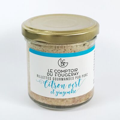 Pork rillettes with lime and ginger (Le Comptoir du Fougeray)