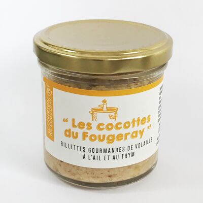 Chicken rillettes with garlic and thyme (Le Comptoir du Fougeray)
