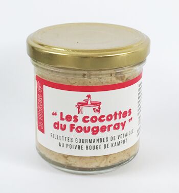 Rillettes de volaille au poivre rouge de Kampôt  (Le Comptoir du Fougeray) 1