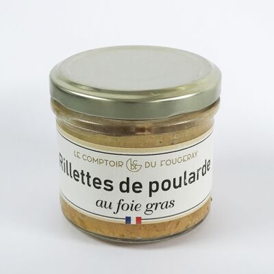 Rillettes de pollo con foie gras (Le Comptoir du Fougeray)