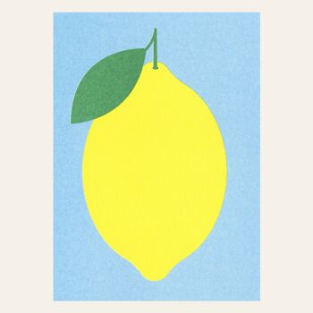 Carte Postale Citron