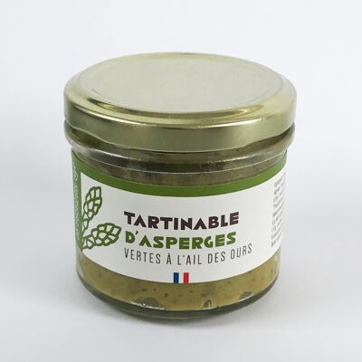 Crema ecológica de espárragos verdes con ajetes (Le Comptoir du Fougeray)