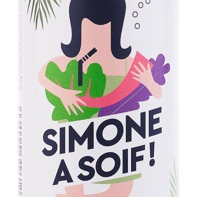 Simone a soif! Rhubarbe + Lavande (finement pétillant)