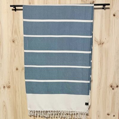 Fouta Maxi Formentor Bleu Pétrole