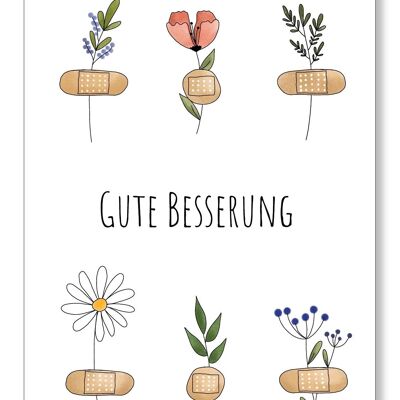 Blumenpflaster Gute Besserung