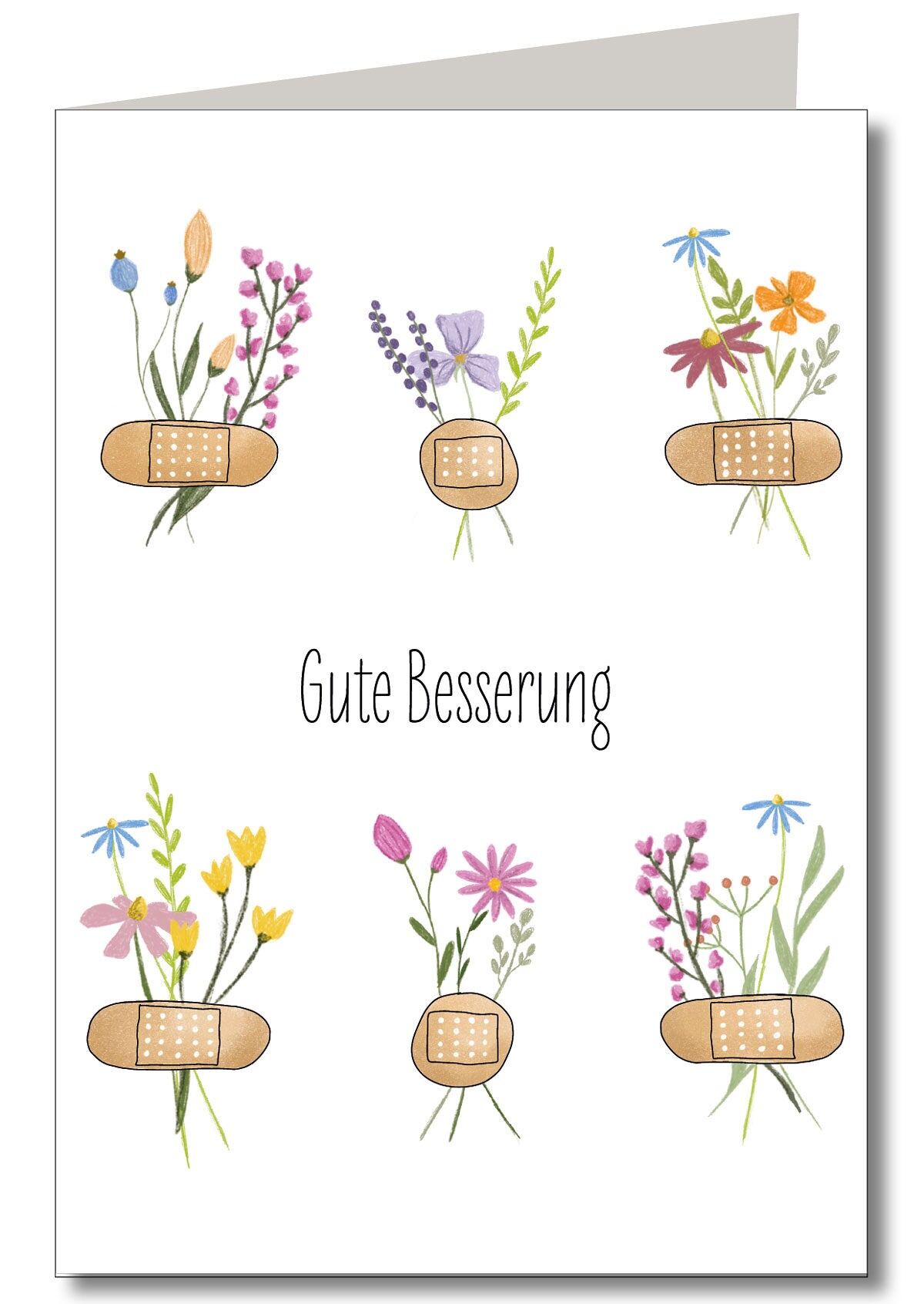 Patch di fiori Guarisci presto