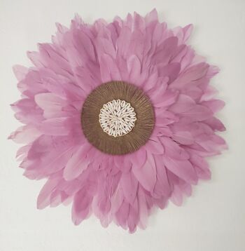 Juju hat rose pastel et coquillages - 50 cm 2