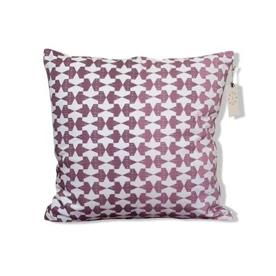 Topkapi white/purple cushion cover - 50 x 50