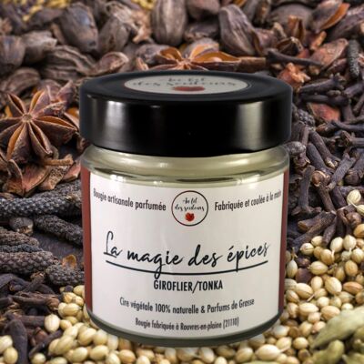 Clove/Tonka scented candle (The magic of spices)