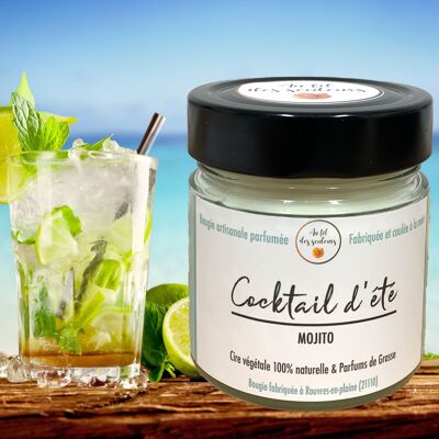 Mojito scented candle (summer cocktail)
