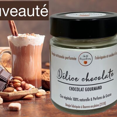 Gourmet chocolate scented candle (Chocolate delight)