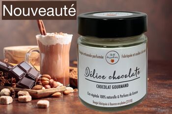 Bougie parfumée Chocolat gourmand (Délice chocolaté)