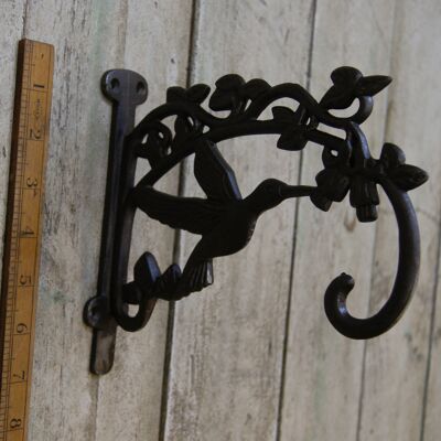 Plant Hanger HUMMINGBIRD Cast Ant Iron 180mm x 190mm