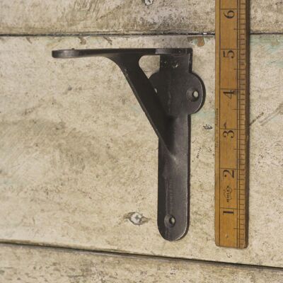 Shelf Bracket GALLOWS Lugs Cast Ant Iron 5" x 5" / 129mm