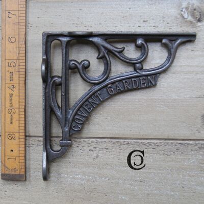 Shelf Bracket COVENT GARDEN Ant Iron 150 x 150mm / 6" x 6"