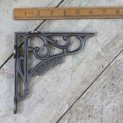 Shelf Bracket PADSTOW Ant Iron 150 x 150mm / 6" x 6"