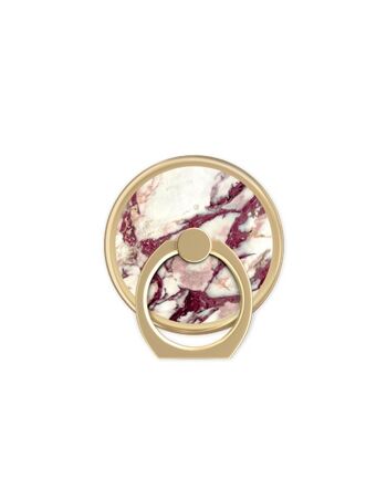 Bague magnétique Mont Calacatta Ruby Marble