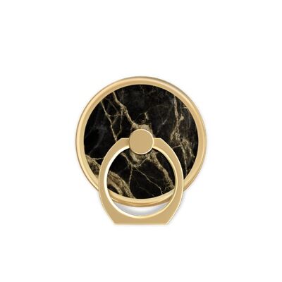 Anello magnetico con supporto in marmo dorato fumé