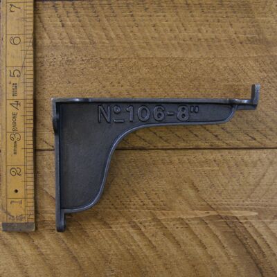 Shelf Bracket Lip Railway No.106-8" Window Box Cast Iron 6"