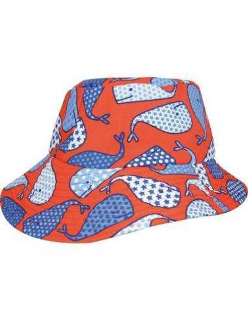 Chapeau anti uv bébé et enfant Balinou rouge